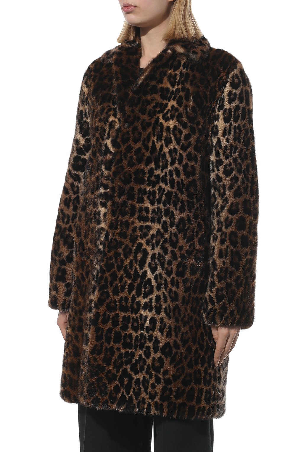 Шуба из норки SAINT LAURENT, арт. 692384/Y7ZK2, фото 3