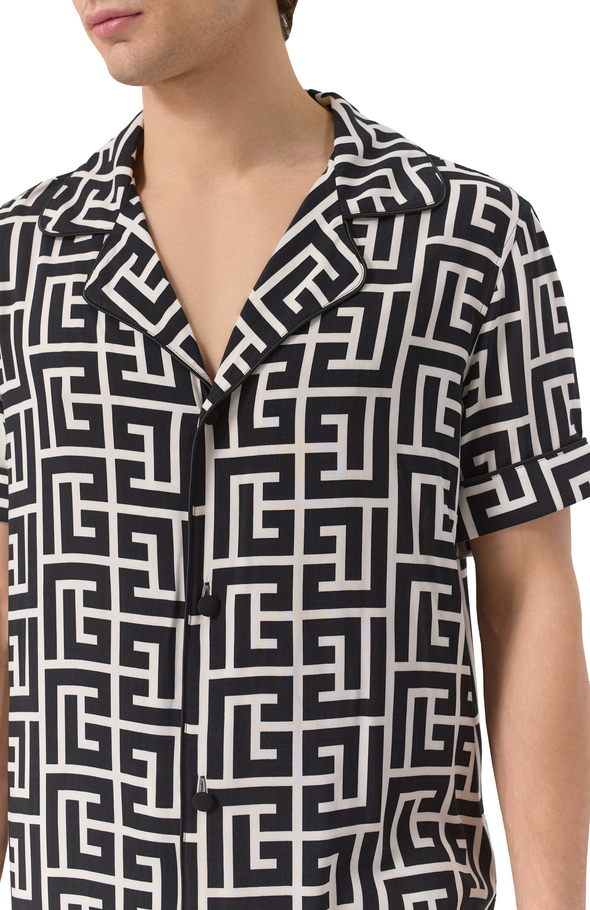 Рубашка из вискозы BALMAIN, арт. EH1HN011/VD01, фото 5