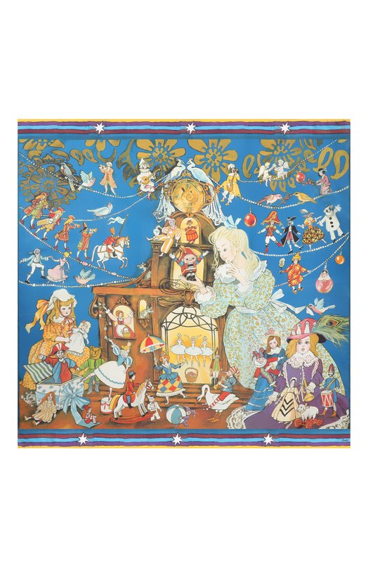 Шелковый платок Щелкунчик Gourji 91164637/41172 Разноцветный  91164637/41172 Фото 4