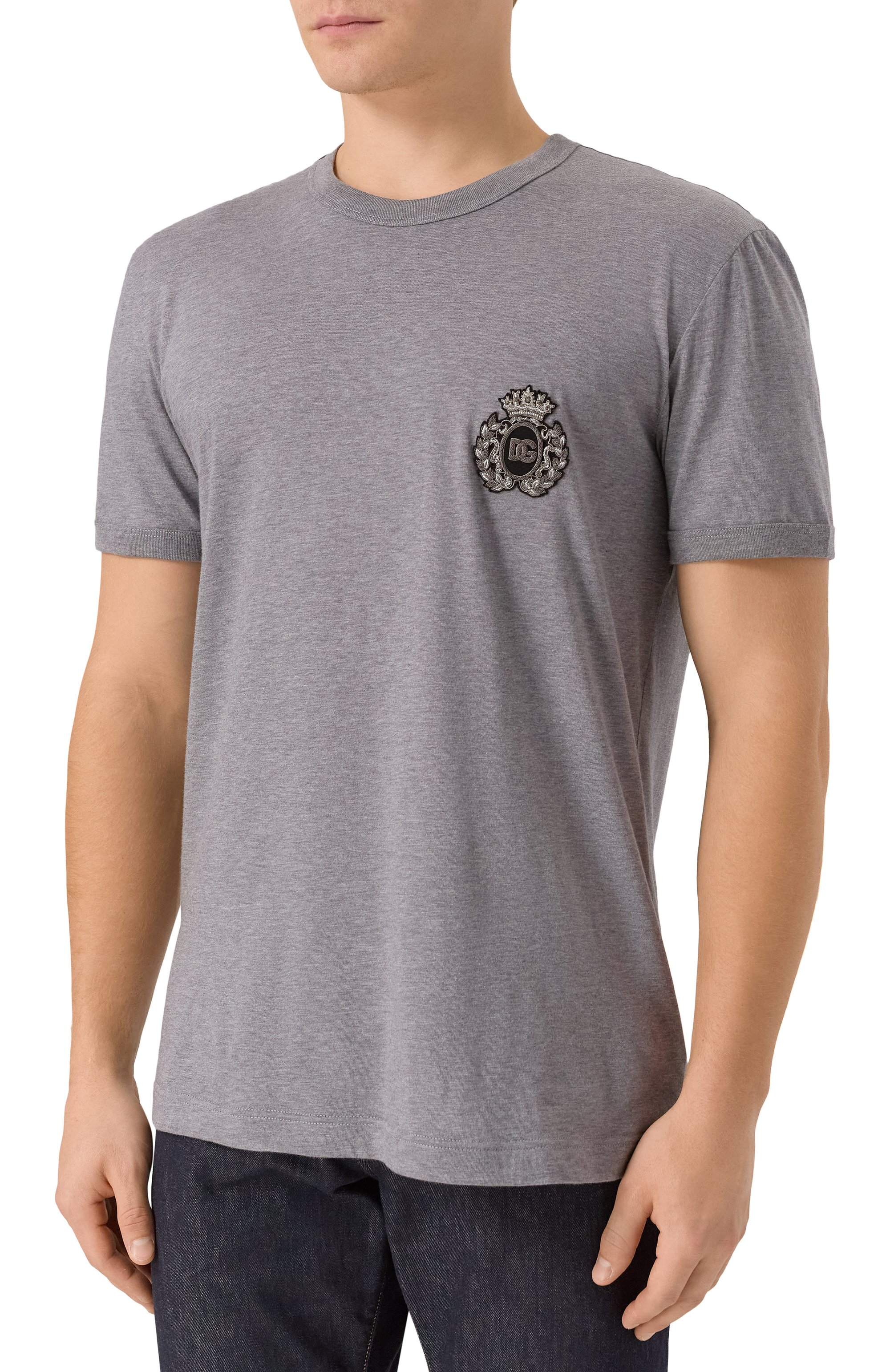 Хлопковая футболка DOLCE & GABBANA, арт. G8PV1Z/G7PJ6, фото 3