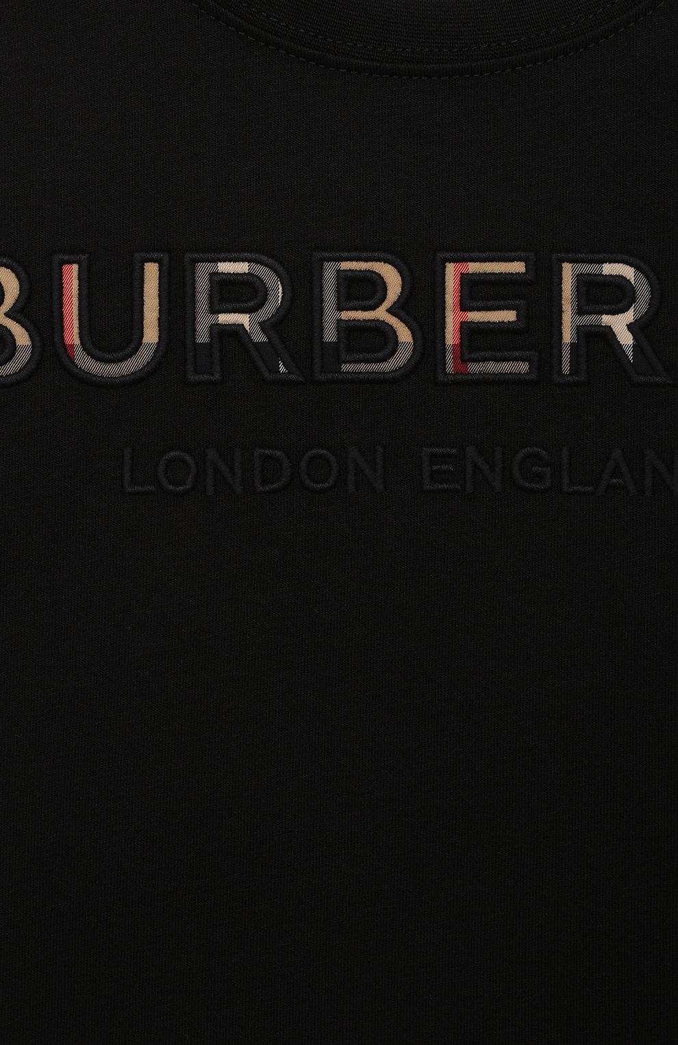 Хлопковая футболка BURBERRY, арт. 8048937, фото 3