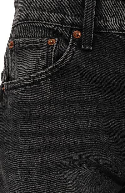 Джинсы RE/DONE темно-серого цвета по цене 43100 руб., арт. 166-03W90HRL0/A, фото 5 Джинсы RE/DONE, арт. 166-03W90HRL0/A, фото 5