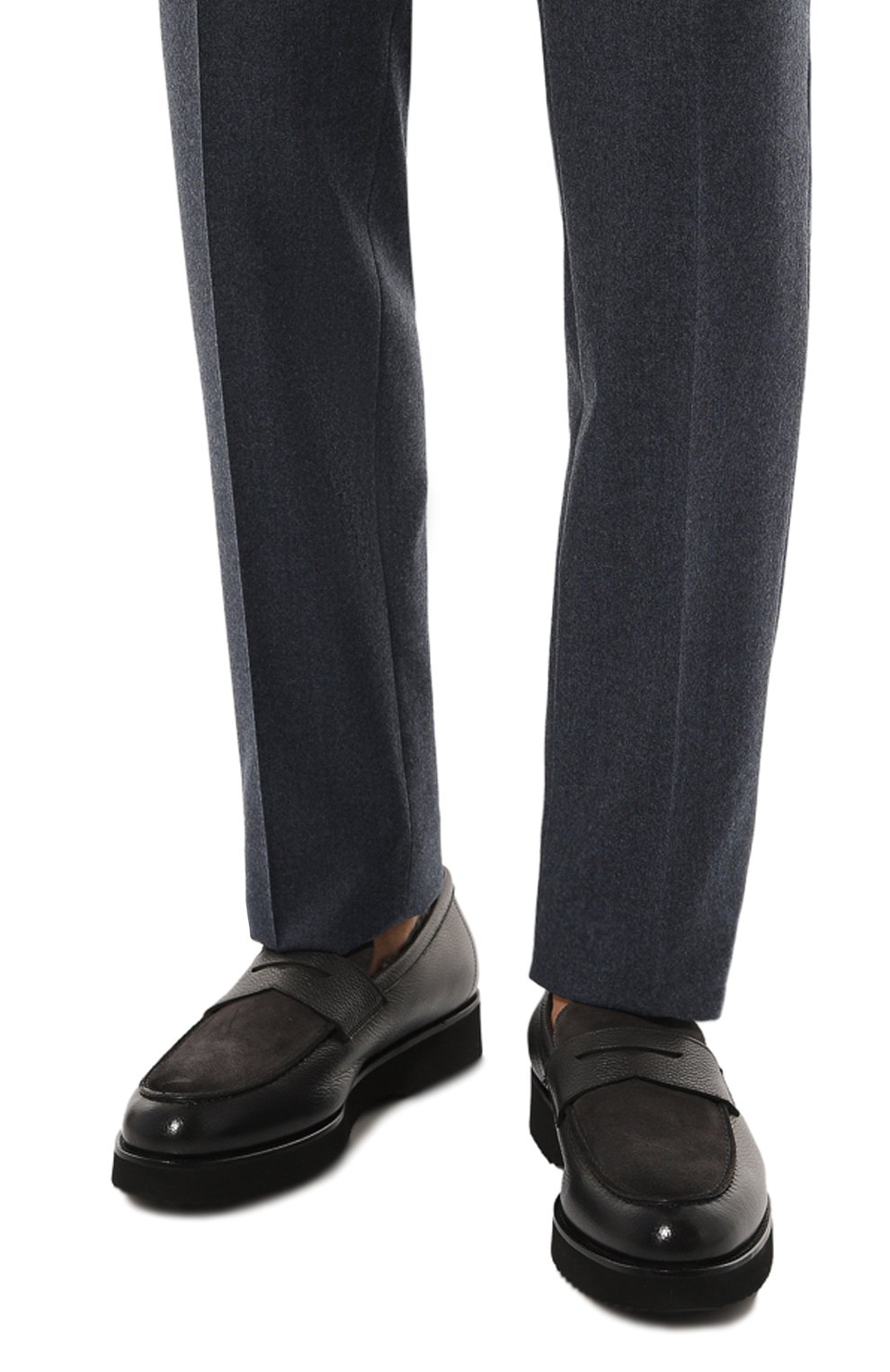 Кожаные пенни-лоферы DOUCAL'S, арт. DU2483DAK0PM001N, фото 3