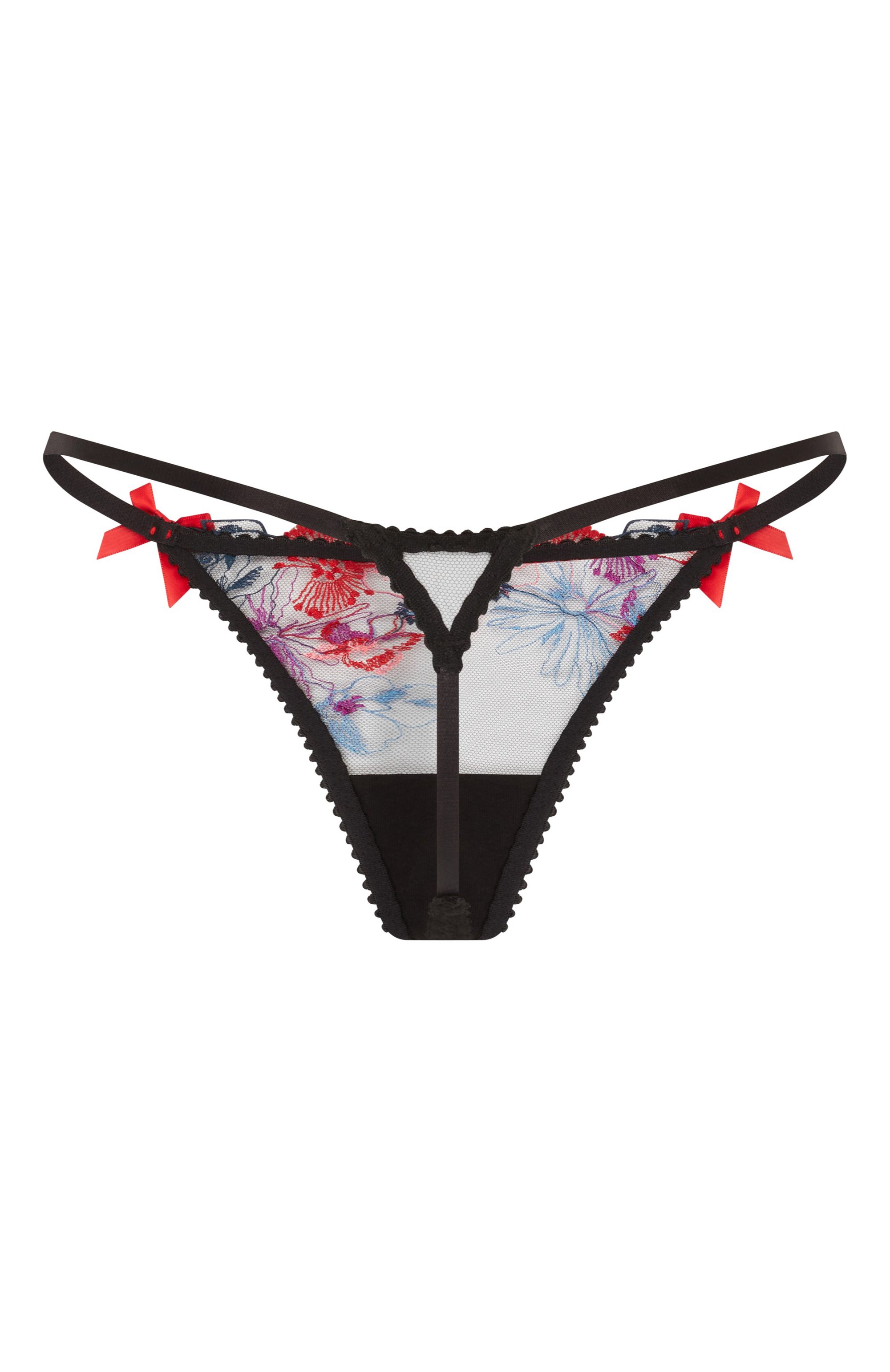 Трусы-стринги zuri AGENT PROVOCATEUR черного цвета по цене 10900 руб., арт. AP11967001961, фото 2 Трусы-стринги zuri AGENT PROVOCATEUR, арт. AP11967001961, фото 2