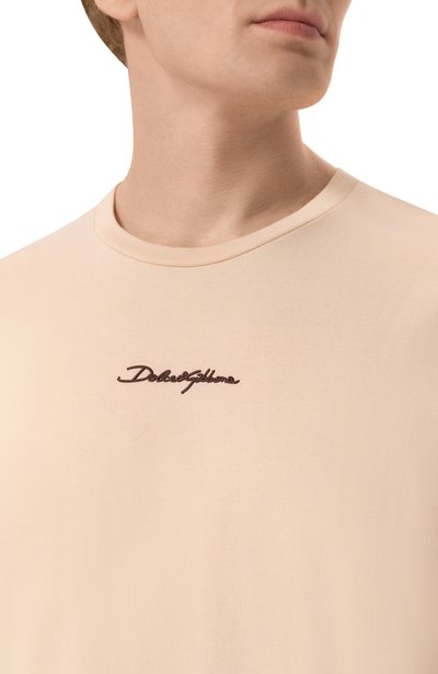 Хлопковая футболка DOLCE & GABBANA, арт. G8PN9Z/G7P0C, фото 5