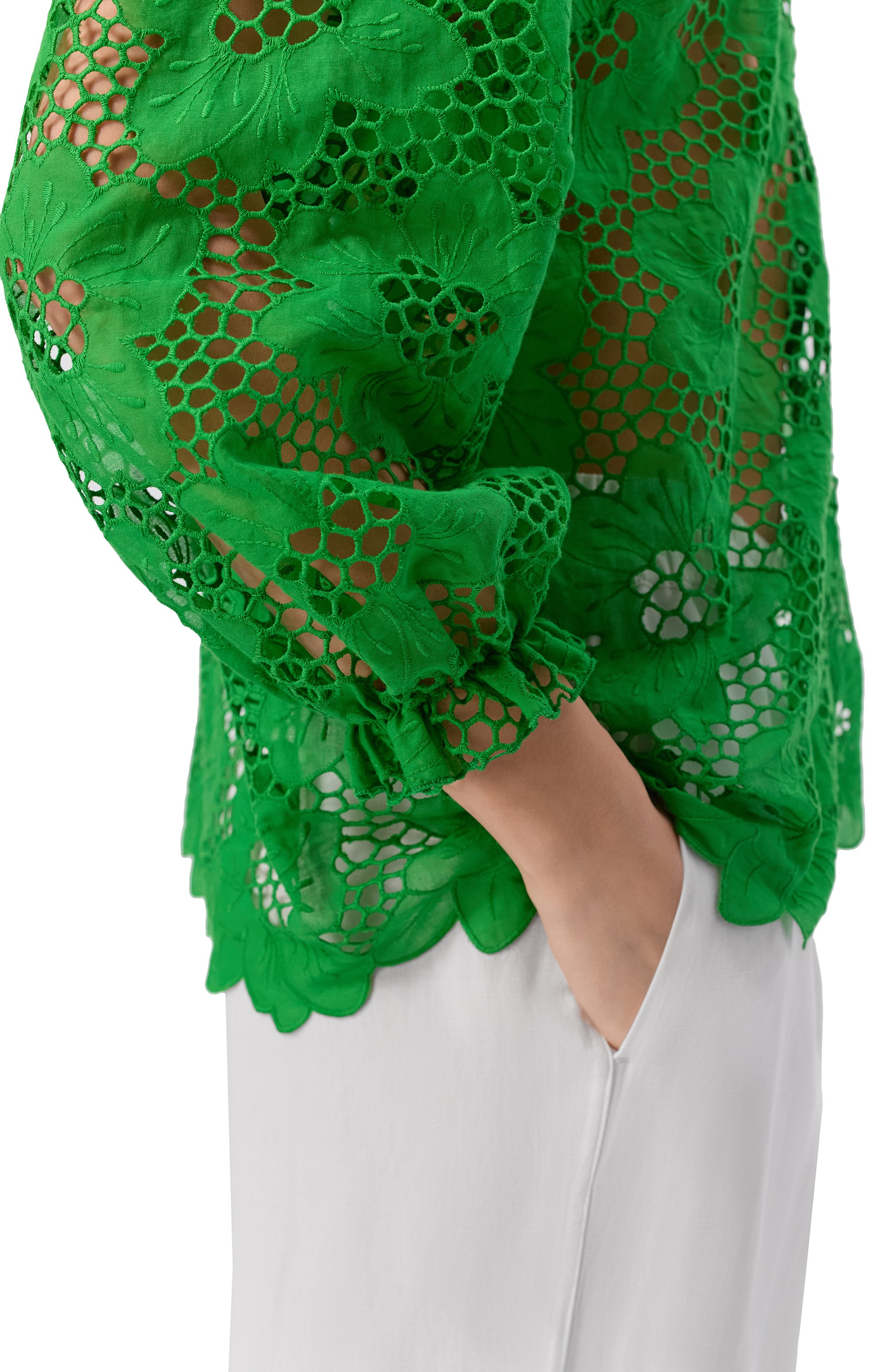 Хлопковая блузка VIKA GAZINSKAYA, арт. SS26-12236, фото 5