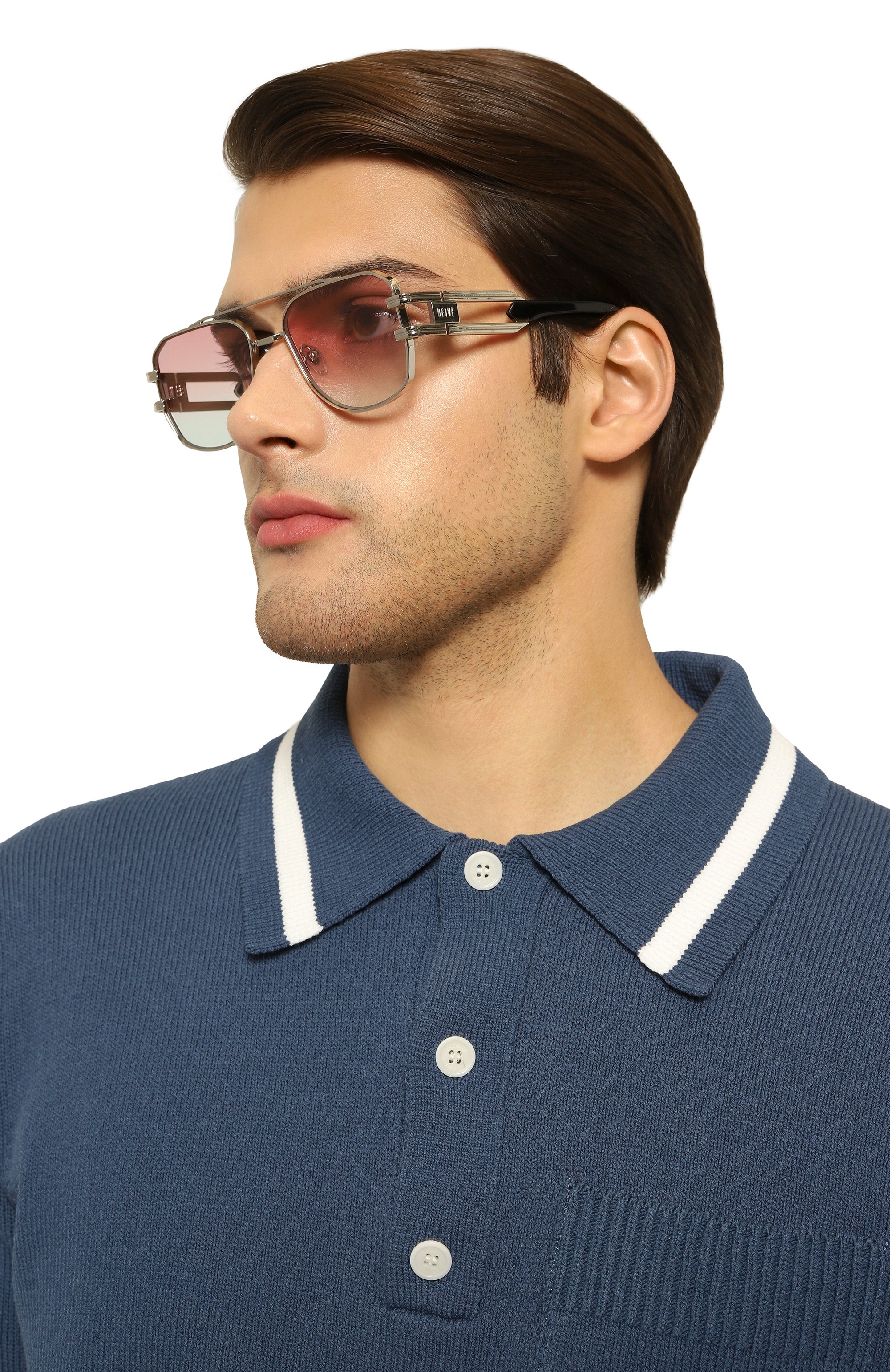 Солнцезащи�тные очки 9FIVE, арт. R0YALS XL-PLATINUM / PINK BIC0L0R BLUE, фото 3