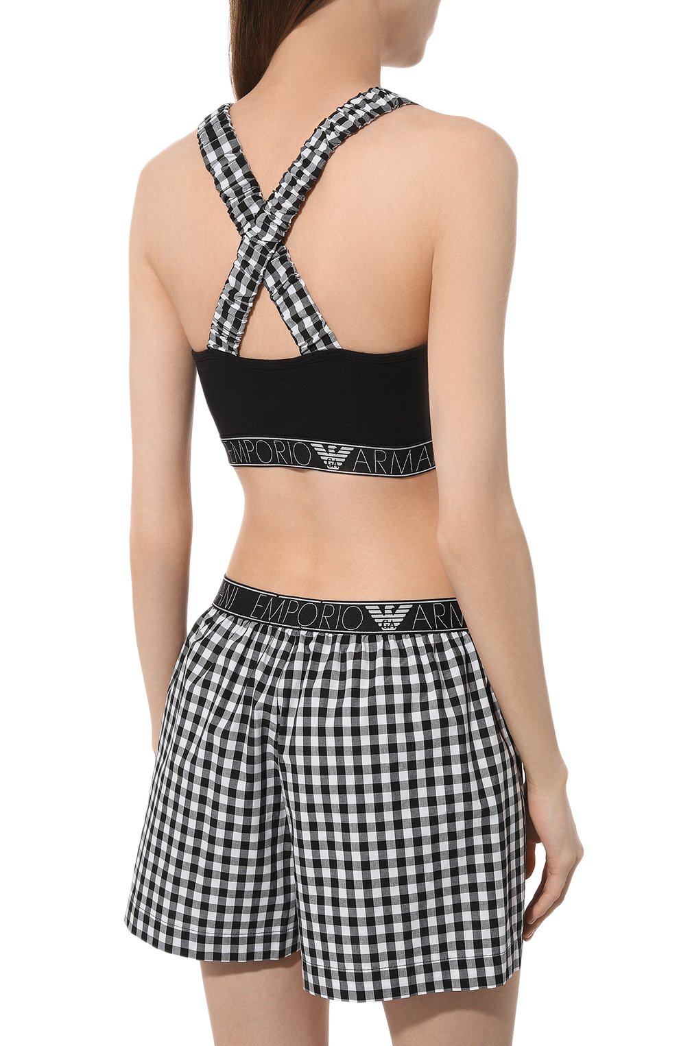 Хлопковый топ EMPORIO ARMANI, арт. 164815/4R242, фото 4