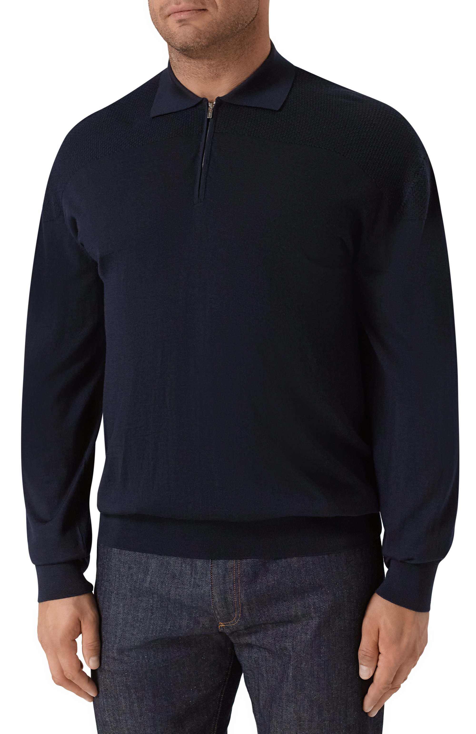 Поло из шерсти и кашемира CORTIGIANI, арт. 3AS107, фото 3