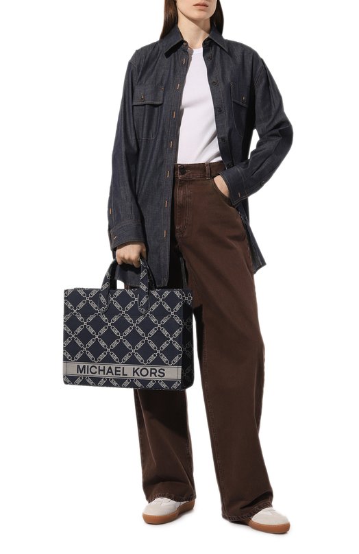 

Сумка-тоут Gigi large MICHAEL Michael Kors, Синий