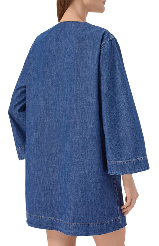 Джинсовое платье Valentino 8B3DA03B/9YA Синий  8B3DA03B/9YA Фото 4