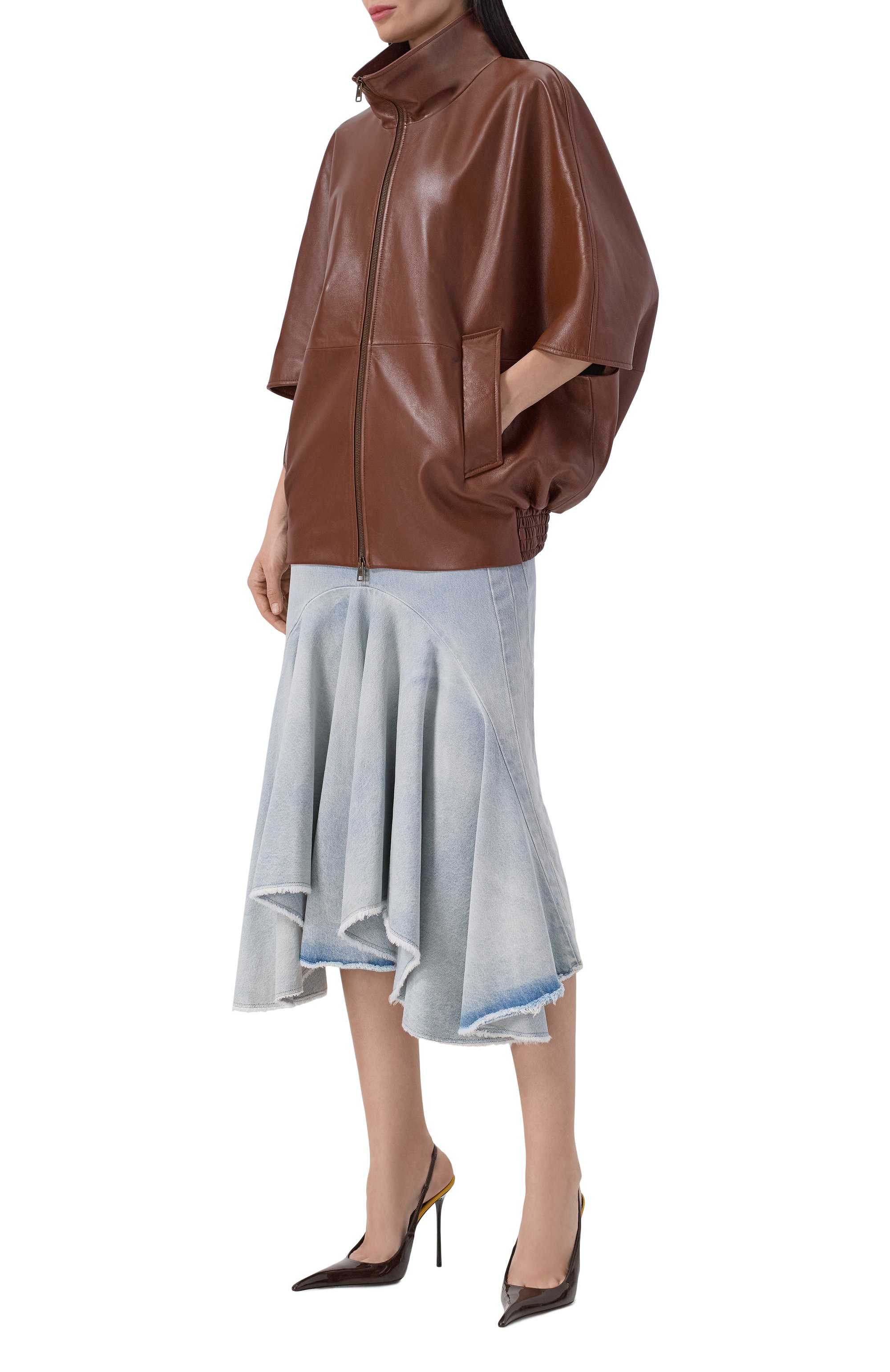 Кожаная куртка BALENCIAGA, арт. 871987/TUS11, фото 2