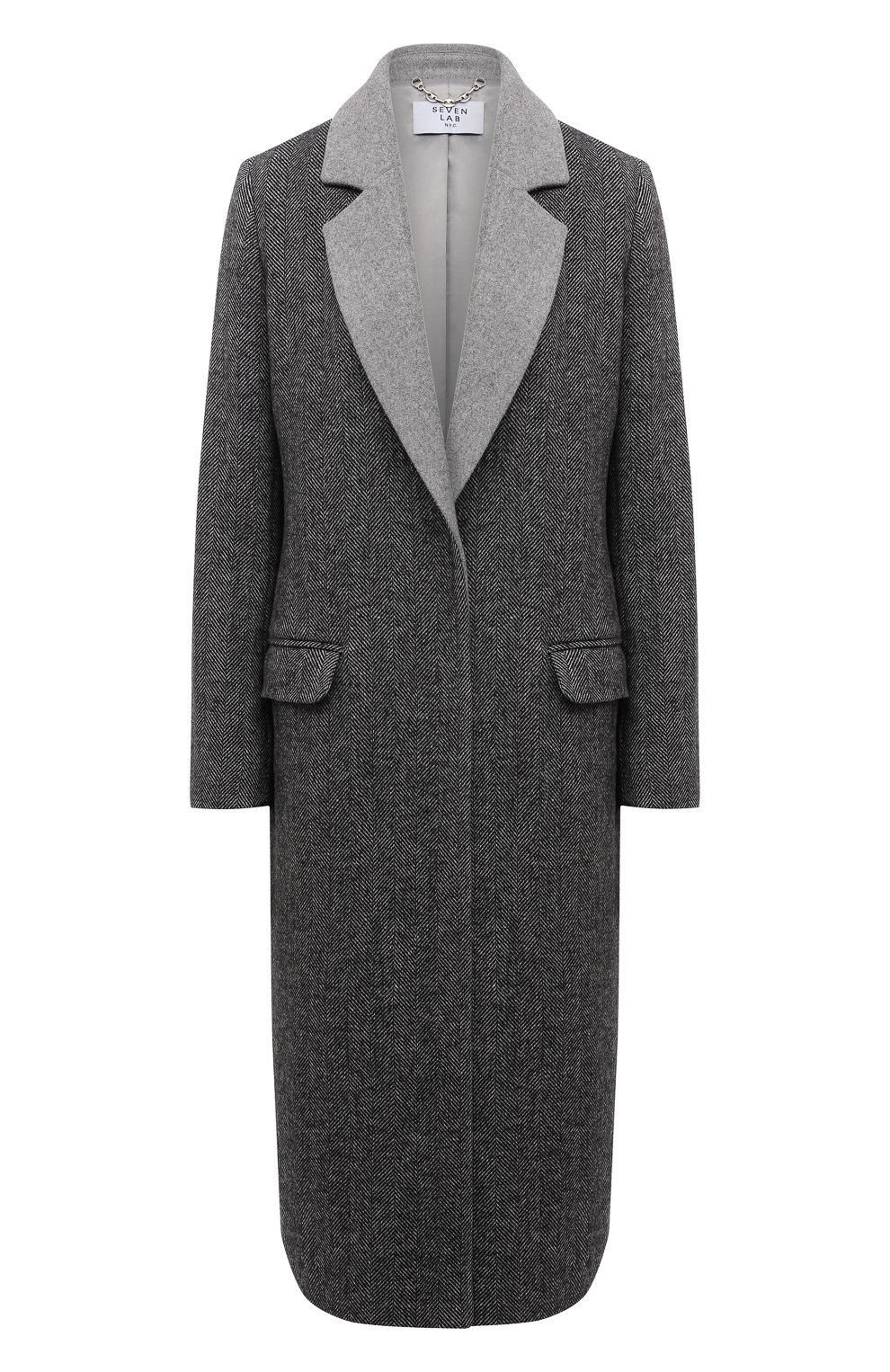 Пальто из шерсти и кашемира SEVEN LAB, арт. CMAR 3267 grey, фото 1