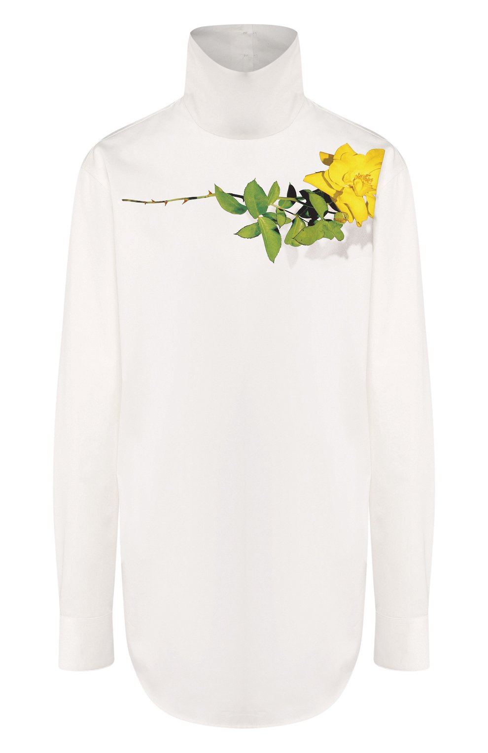 Хлопковая блузка DRIES VAN NOTEN белого цвета по цене 66000 руб., арт. 192-10759-8416, фото 1 Хлопковая блузка DRIES VAN NOTEN, арт. 192-10759-8416, фото 1