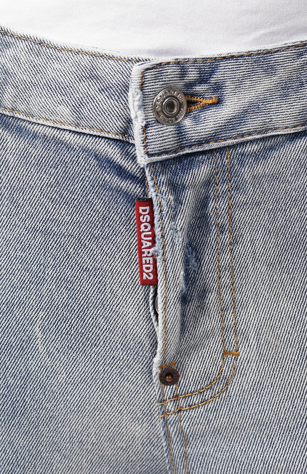 Джинсы DSQUARED2 синего цвета по цене 31100 руб., арт. S72LB0224/S30662, фото 5 Джинсы DSQUARED2, арт. S72LB0224/S30662, фото 5