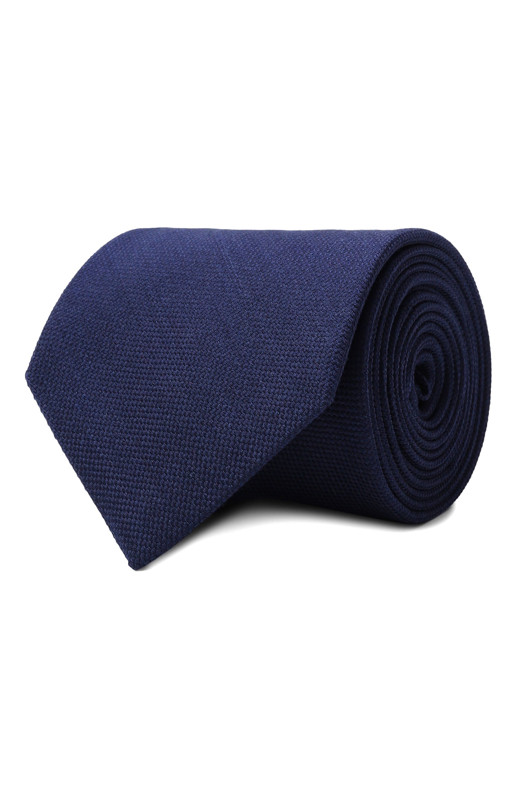 Галстук из шерсти и шелка STEFANO RICCI темно-синего цвета по цене 34150 руб., арт. CCXL/58019, фото 1 Галстук из шерсти и шелка STEFANO RICCI, арт. CCXL/58019, фото 1