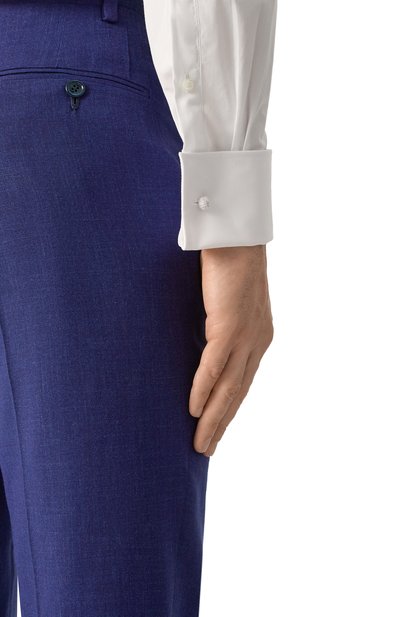 Хлопковая сорочка CANALI белого цвета по цене 33050 руб., арт. CCL7018P/GA60130, фото 5 Хлопковая сорочка CANALI, арт. CCL7018P/GA60130, фото 5