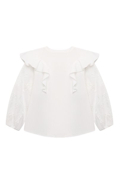 Хлопковая блузка CHLOÉ, арт. C15E16/2A-5A, фото 2