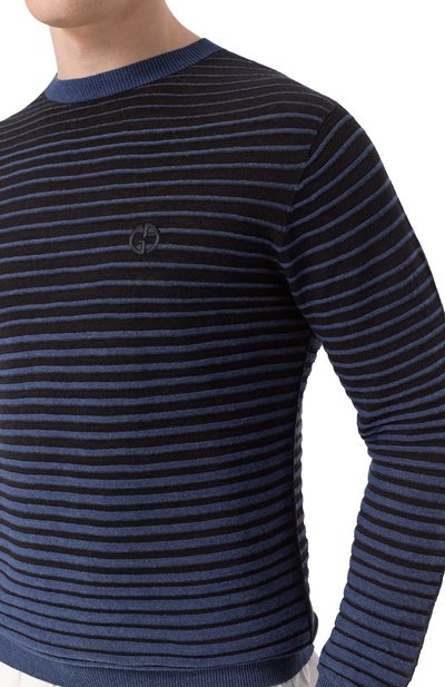 Джемпер изо льна и хлопка GIORGIO ARMANI, арт. GM000978/AF14548, фото 5