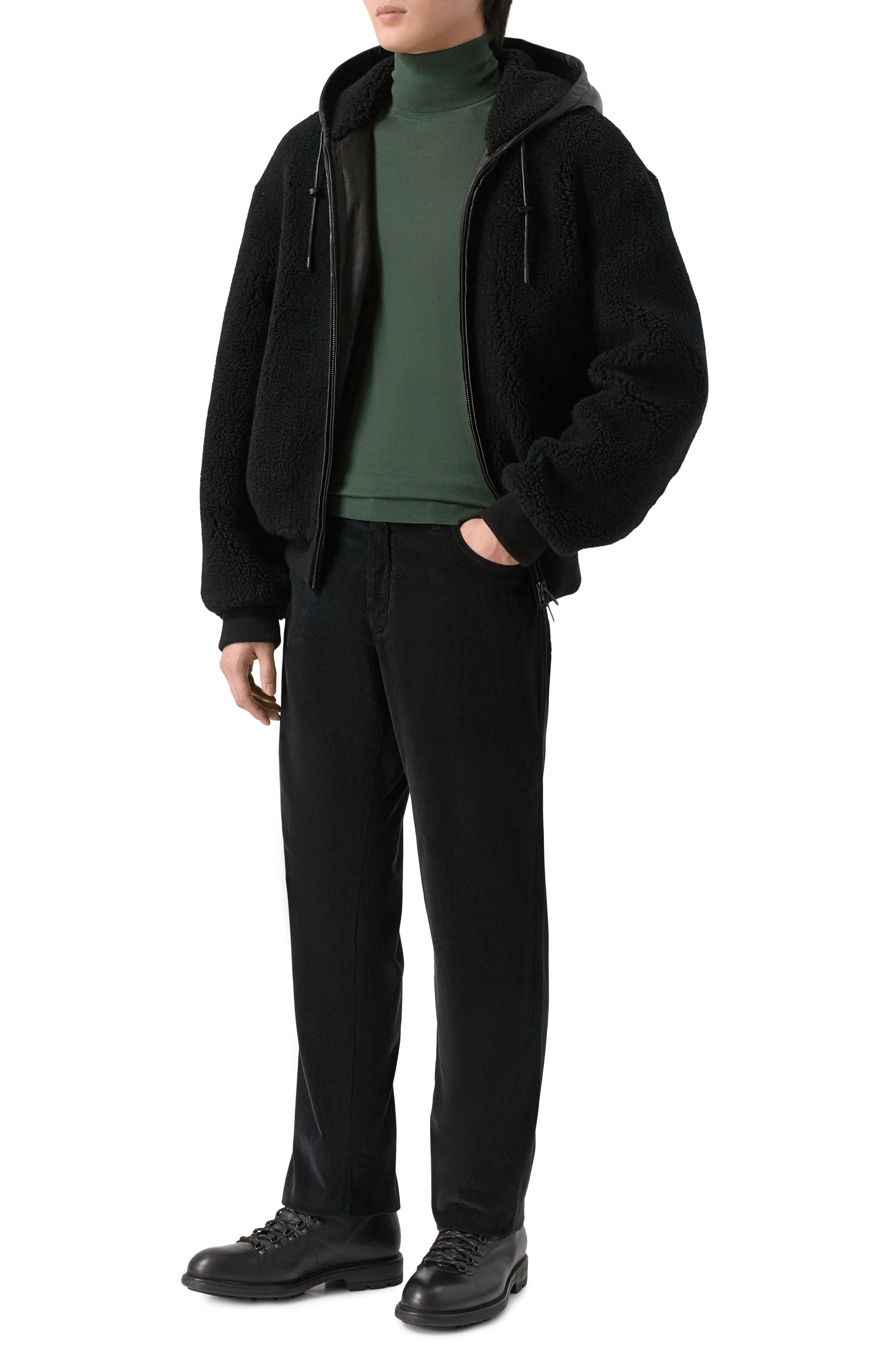 Шерстяная водолазка MVST зеленого цвета по цене 139500 руб., арт. M0-M25.1MM.K406/44-60, фото 2 Шерстяная водолазка MVST, арт. M0-M25.1MM.K406/44-60, фото 2