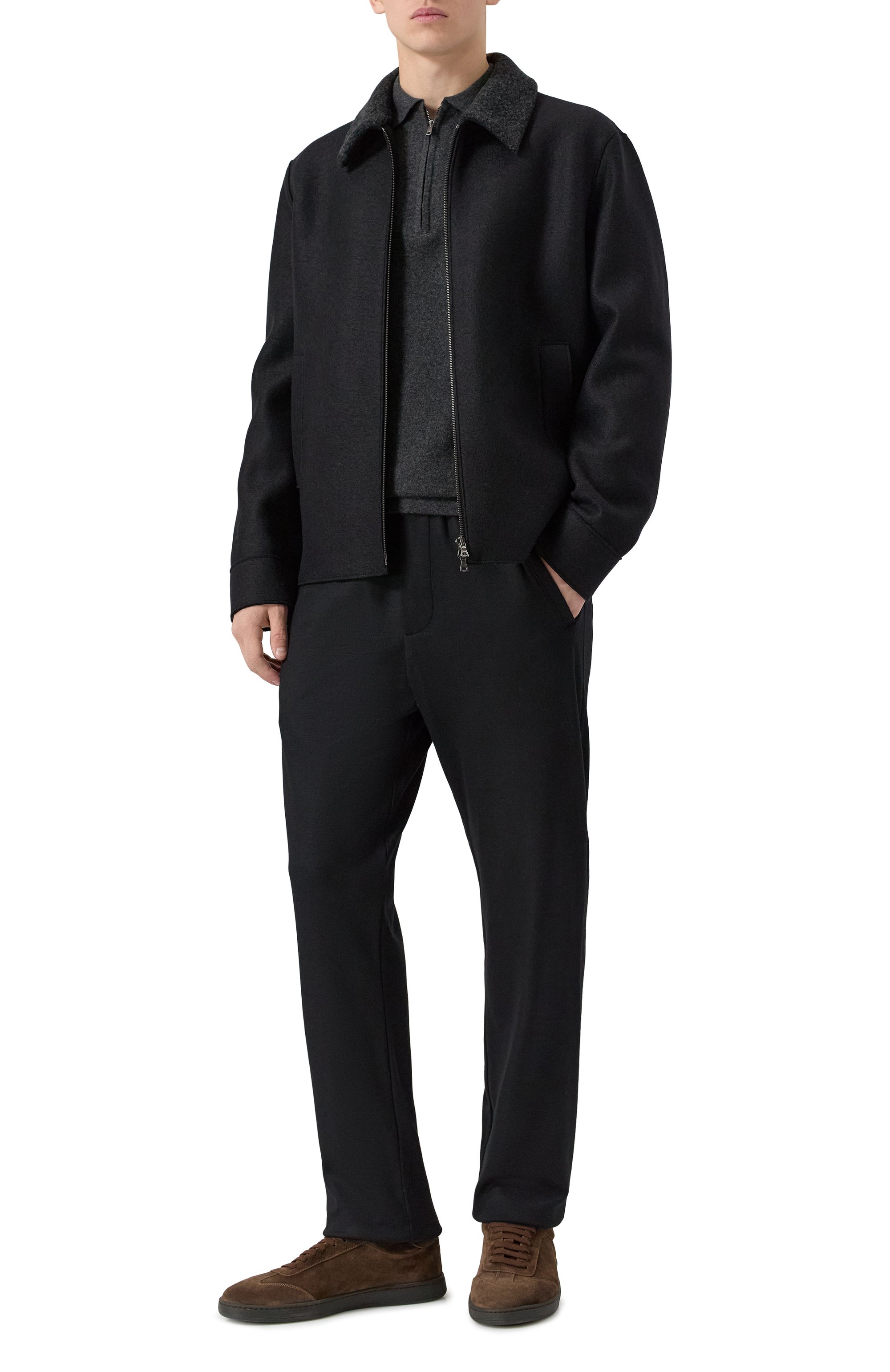 Замшевые кеды CORNELIANI, арт. 26TM59-2620932, фото 2