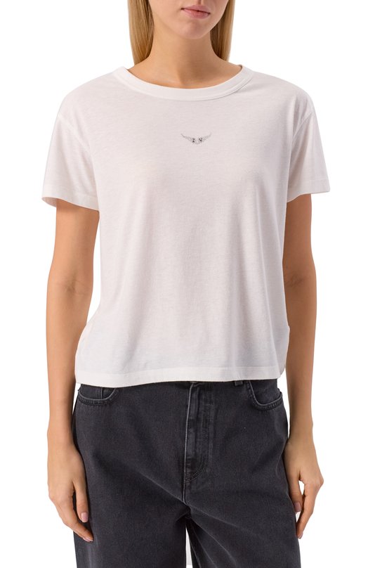 Футболка Zadig and Voltaire JWTS01669 Белый  JWTS01669 Фото 3