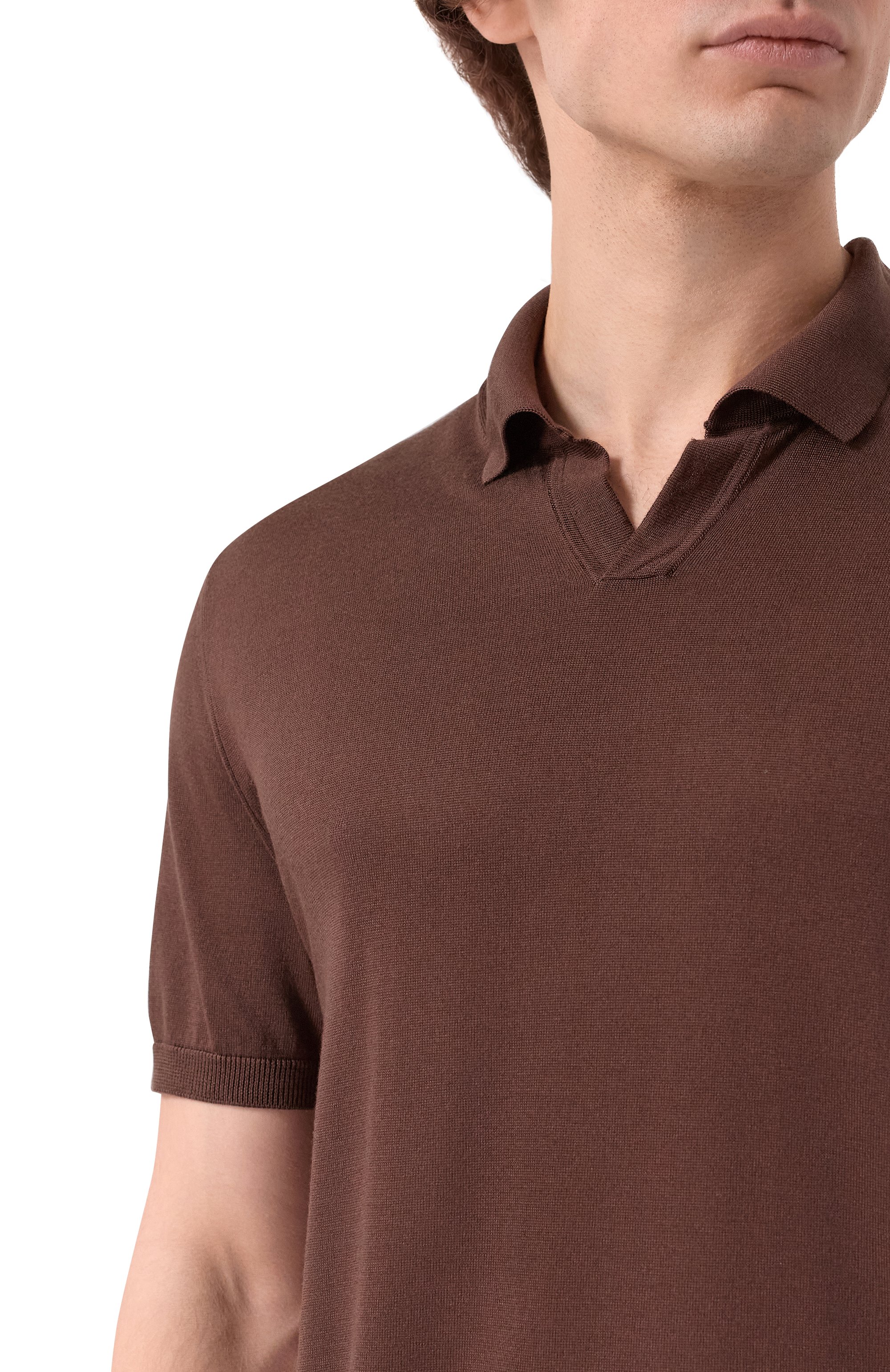 Шелковое поло CORNELIANI, арт. 27M541/2725170, фото 5