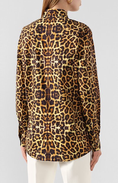 Хлопковая рубашка DRIES VAN NOTEN, арт. 201-10758-9006, фото 4
