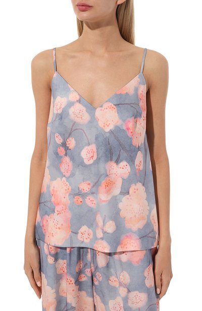 Шелковый топ OLOLOL разноцветного цвета по цене 19000 руб., арт. OLTP002/1010.SK901/S23, фото 3 Шелковый топ OLOLOL, арт. OLTP002/1010.SK901/S23, фото 3