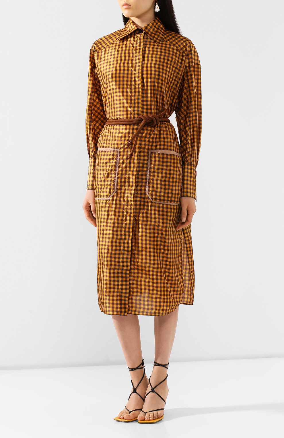 Шелковое платье FENDI, арт. FDA803 A5YL, фото 3