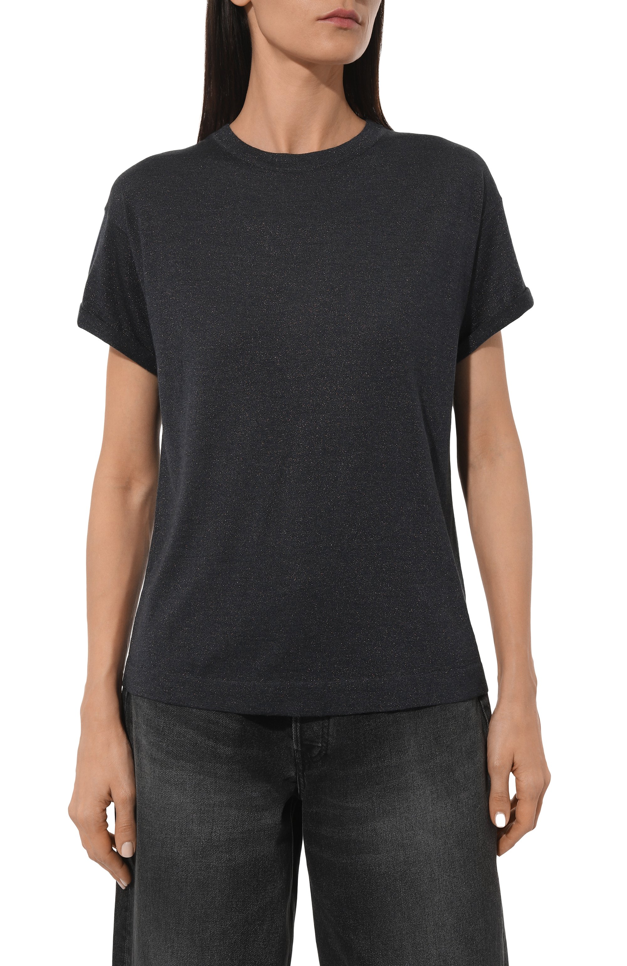 Пуловер из кашемира и шелка BRUNELLO CUCINELLI, арт. M41810000, фото 3