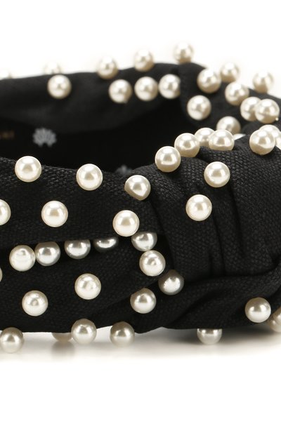 Ободок для волос LELE SADOUGHI черного цвета по цене 15150 руб., арт. LS031JT, фото 3 Ободок для волос LELE SADOUGHI, арт. LS031JT, фото 3