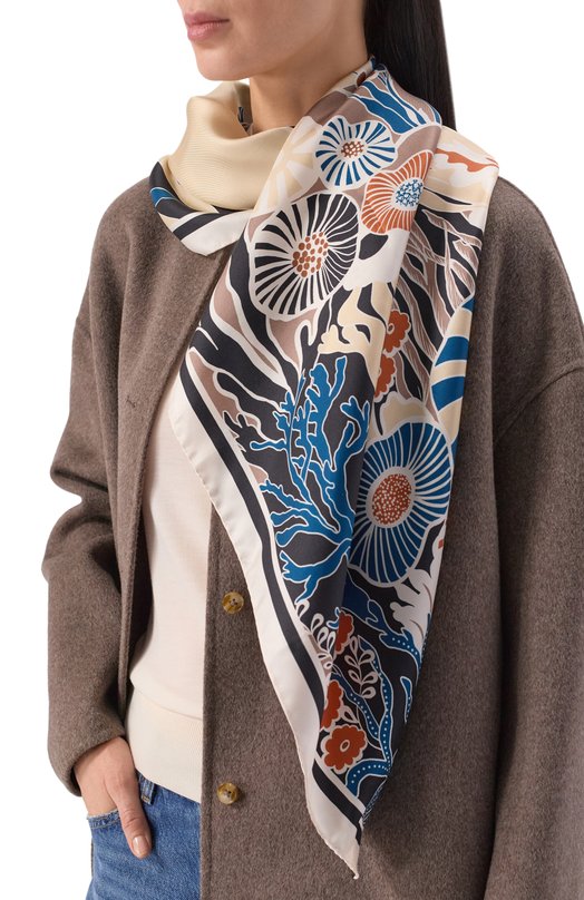 Шелковый платок Coccinelle E7 UY3 38 01 01 Разноцветный  E7 UY3 38 01 01 Фото 2