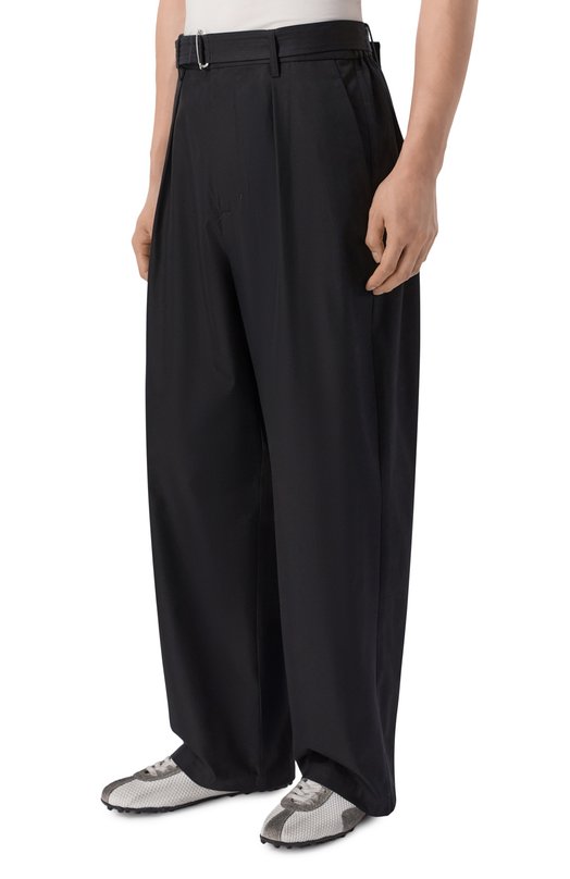 Брюки из хлопка и шелка Attachment AP61-042 Чёрный  AP61-042 Фото 3