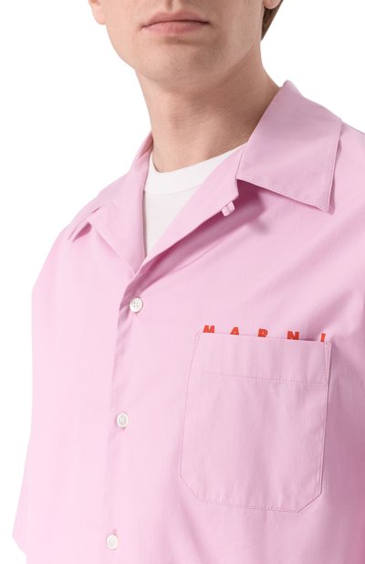 Хлопковая рубашка MARNI, арт. CUMU0213PP/USCT88, фото 5