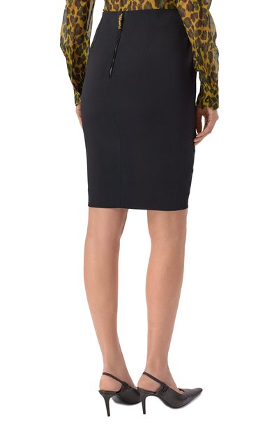 Юбка из вискозы SAINT LAURENT, арт. 852654/Y5J19, фото 4