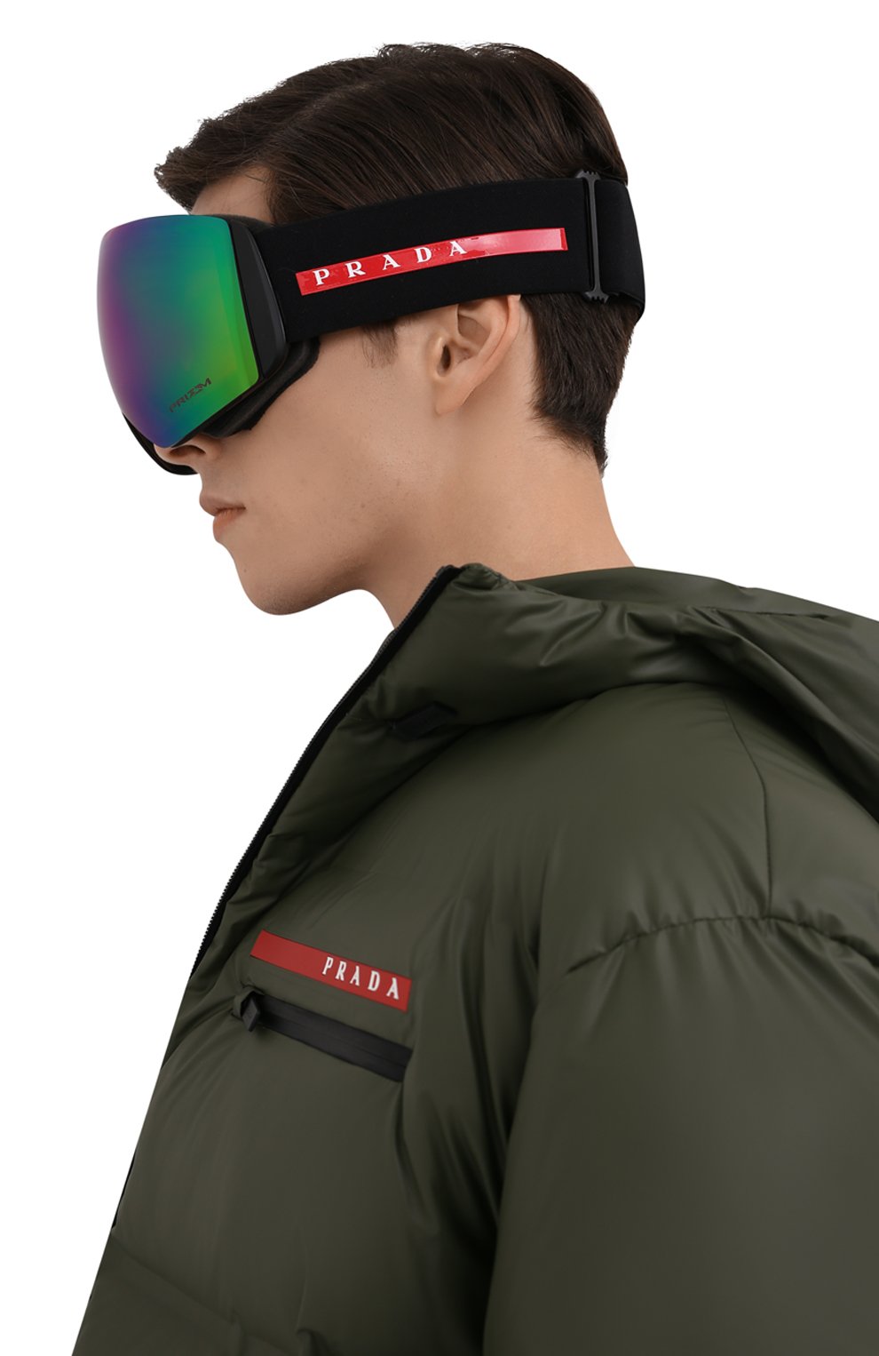 Горнолыжная маска PRADA разноцветного цвета по цене 53000 руб., арт. SPS07V-M588-FE748-000, фото 2 Горнолыжная маска PRADA, арт. SPS07V-M588-FE748-000, фото 2
