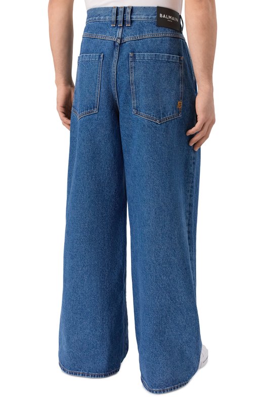 Джинсы Wide Balmain GH1ML160/DG08 Синий  GH1ML160/DG08 Фото 4