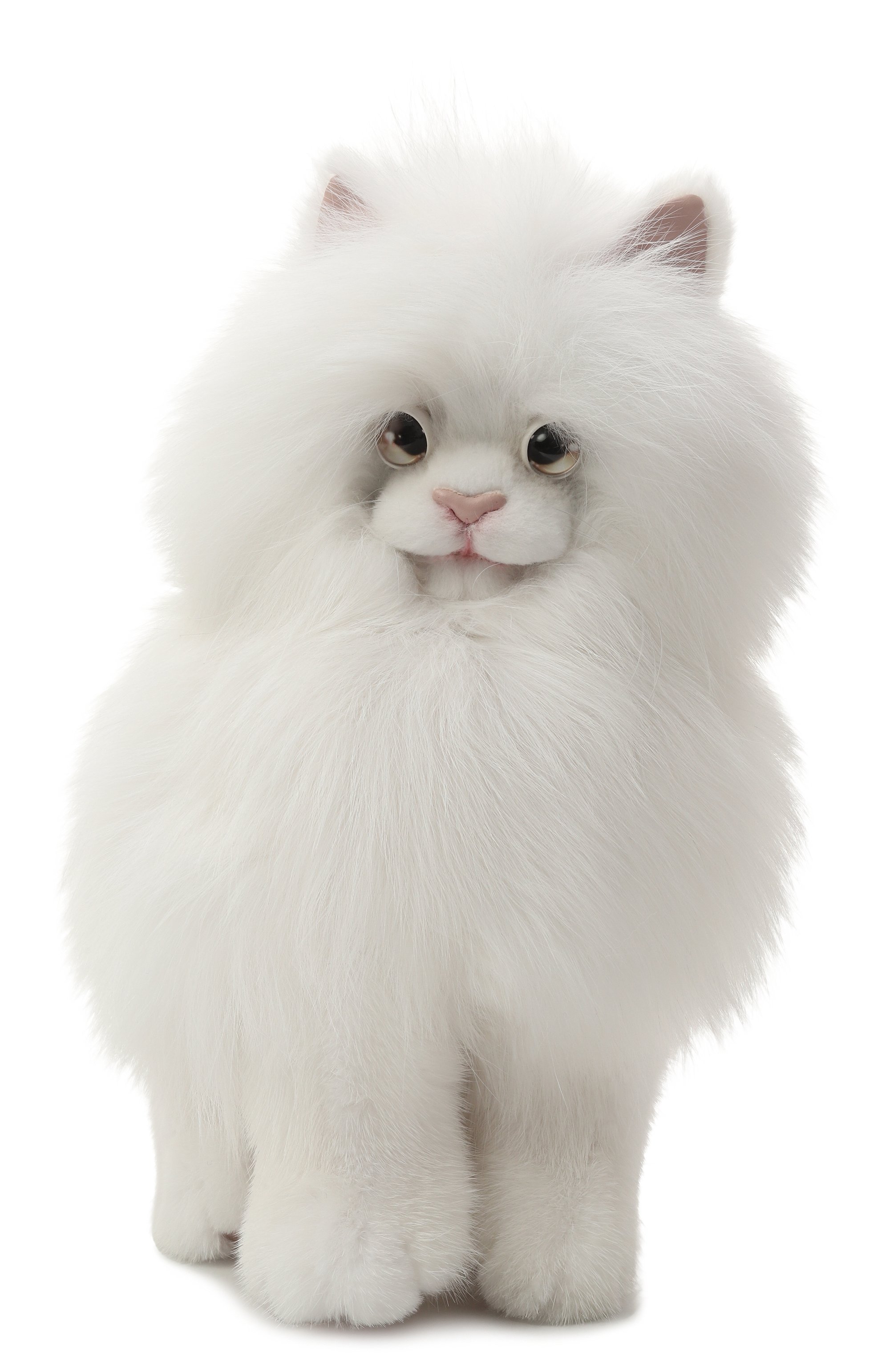 Мягкая игрушка котенок CAROLON белого цвета по цене 140000 руб., арт. МИ-25-ПД-003-4, фото 1 Мягкая игрушка котенок CAROLON, арт. МИ-25-ПД-003-4, фото 1