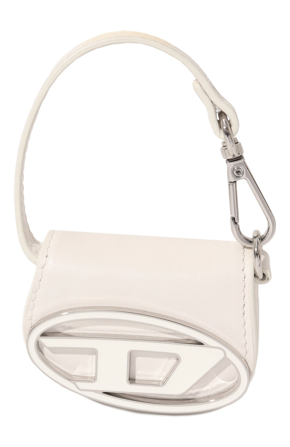 Кожаный футляр для монет DIESEL белого цвета по цене 16250 руб., арт. X09360/PR818, фото 1 Кожаный футляр для монет DIESEL, арт. X09360/PR818, фото 1