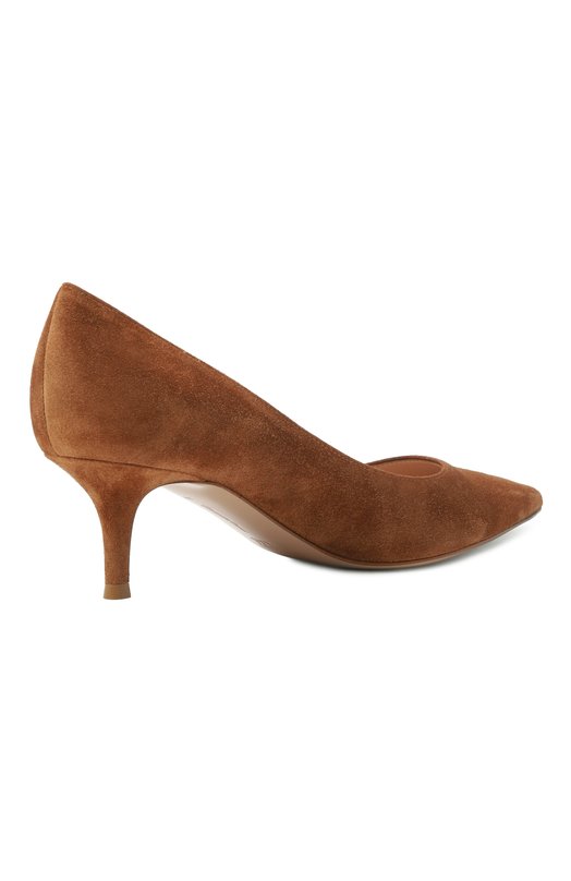 Замшевые туфли Gianvito 55 Gianvito Rossi G20336.55RIC.CAMSELL Коричневый  G20336.55RIC.CAMSELL Фото 5