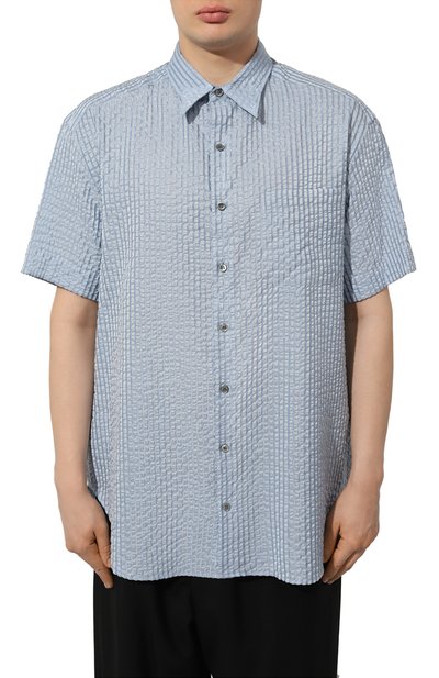 Рубашка из хлопка и шелка GIORGIO ARMANI, арт. 4SGCC099/T04S7, фото 3