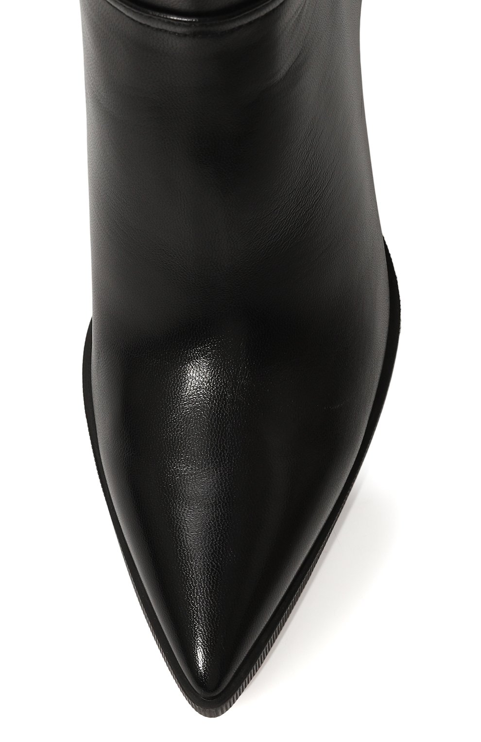 Кожаные сапоги SANTONI черного цвета по цене 132500 руб., арт. WSEG71187PC4THAH, фото 6 Кожаные сапоги SANTONI, арт. WSEG71187PC4THAH, фото 6