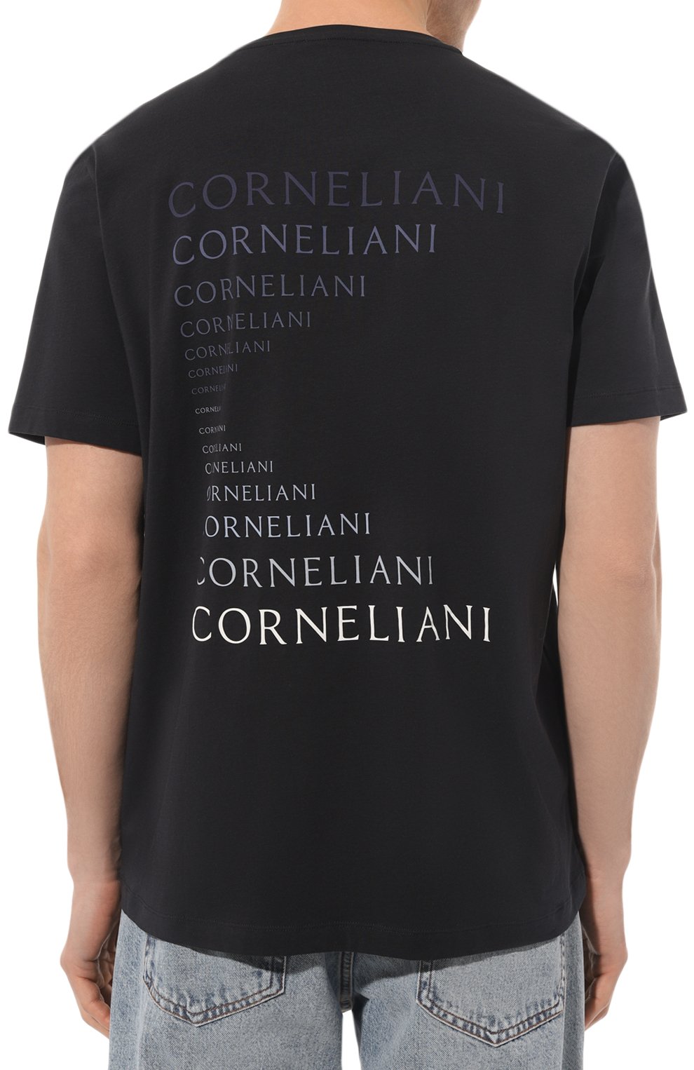 Хлопковая футболка CORNELIANI, арт. 91G575-3125057, фото 4