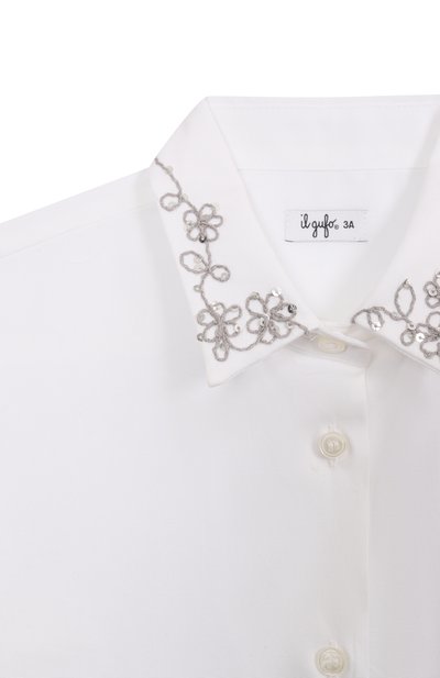 Хлопковая рубашка IL GUFO, арт. A25GCL0016C0066/2-4, фото 3