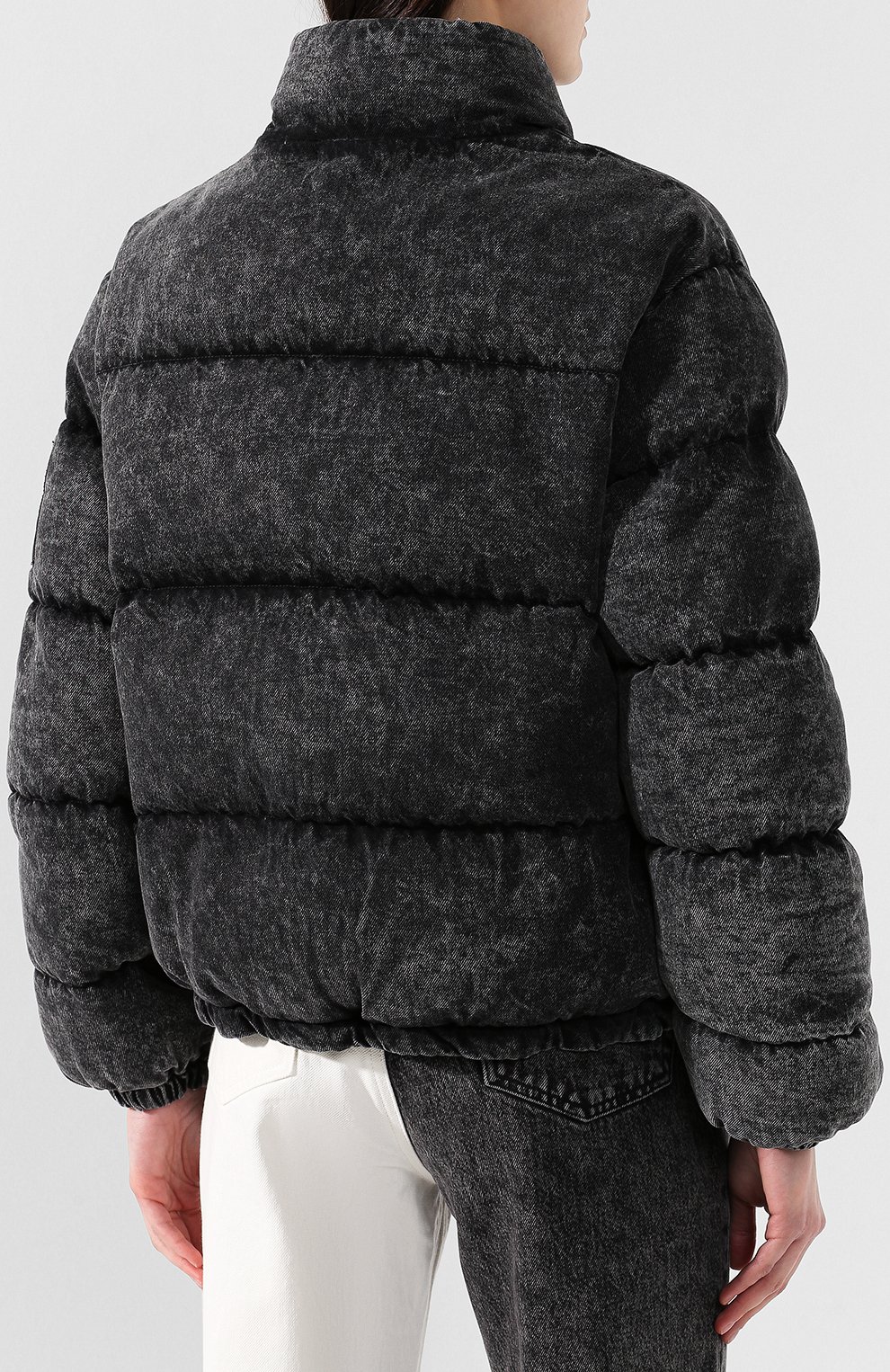 Джинсовый пуховик ALEXANDER WANG темно-серого цвета по цене 52150 руб., арт. 4D992343DL, фото 4 Джинсовый пуховик ALEXANDER WANG, арт. 4D992343DL, фото 4