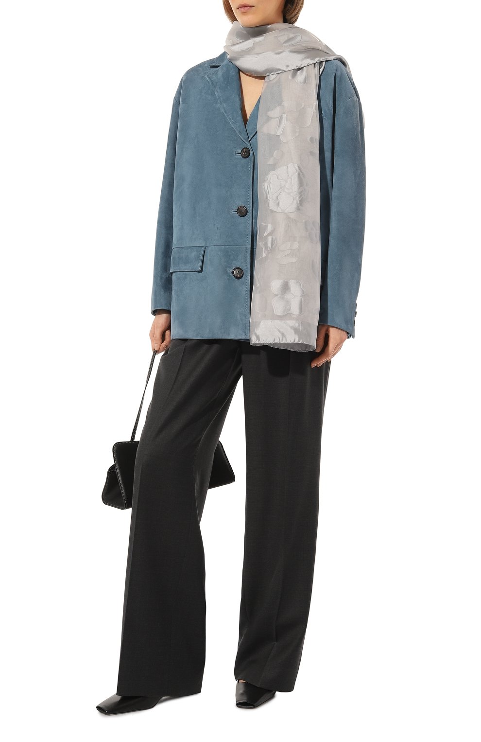 Шелковый шарф GIORGIO ARMANI, арт. 795208/3R116, фото 2