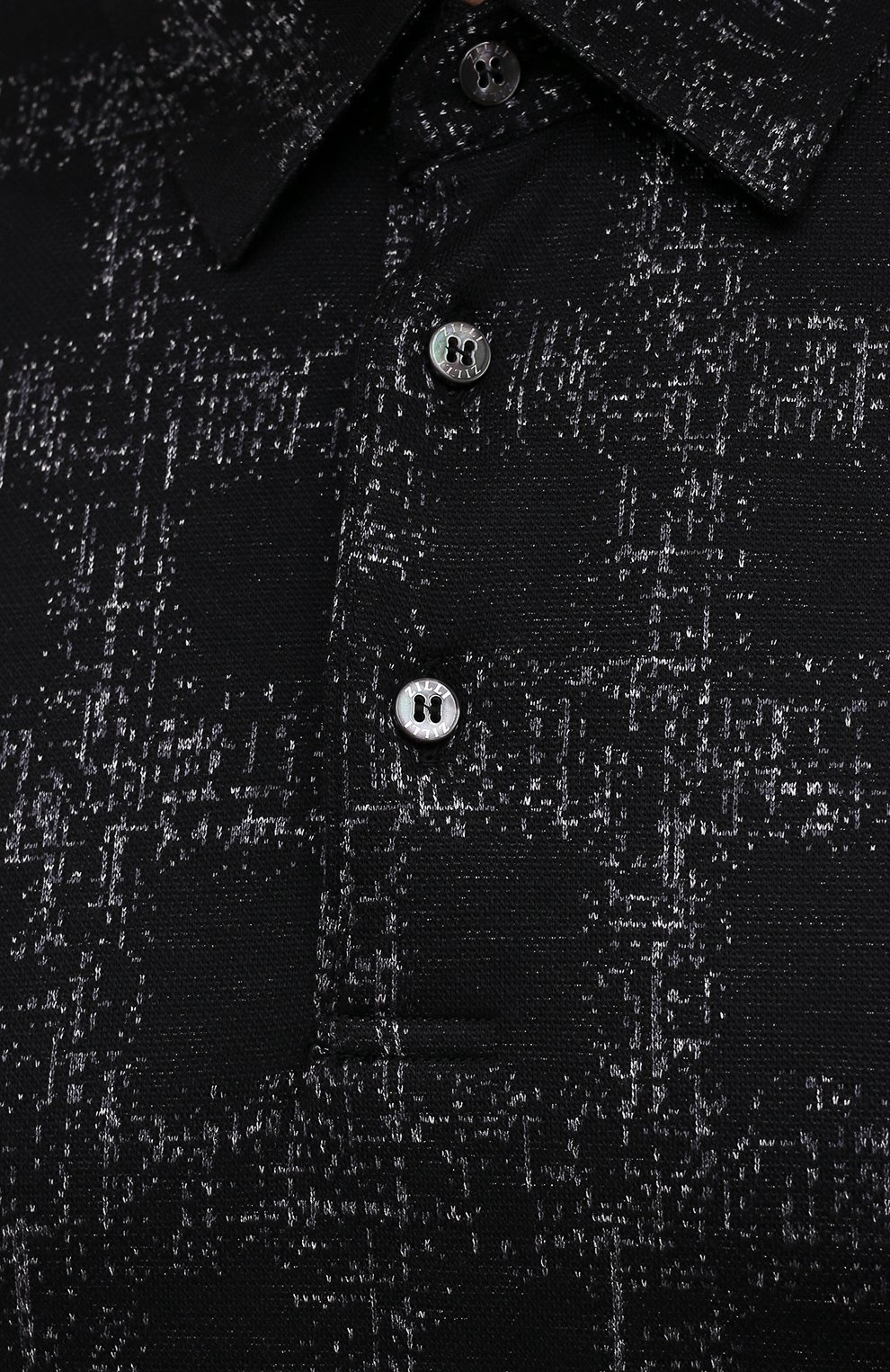 Поло из шерсти и шелка ZILLI SPORT, арт. MFW-66029-000/0009, фото 5