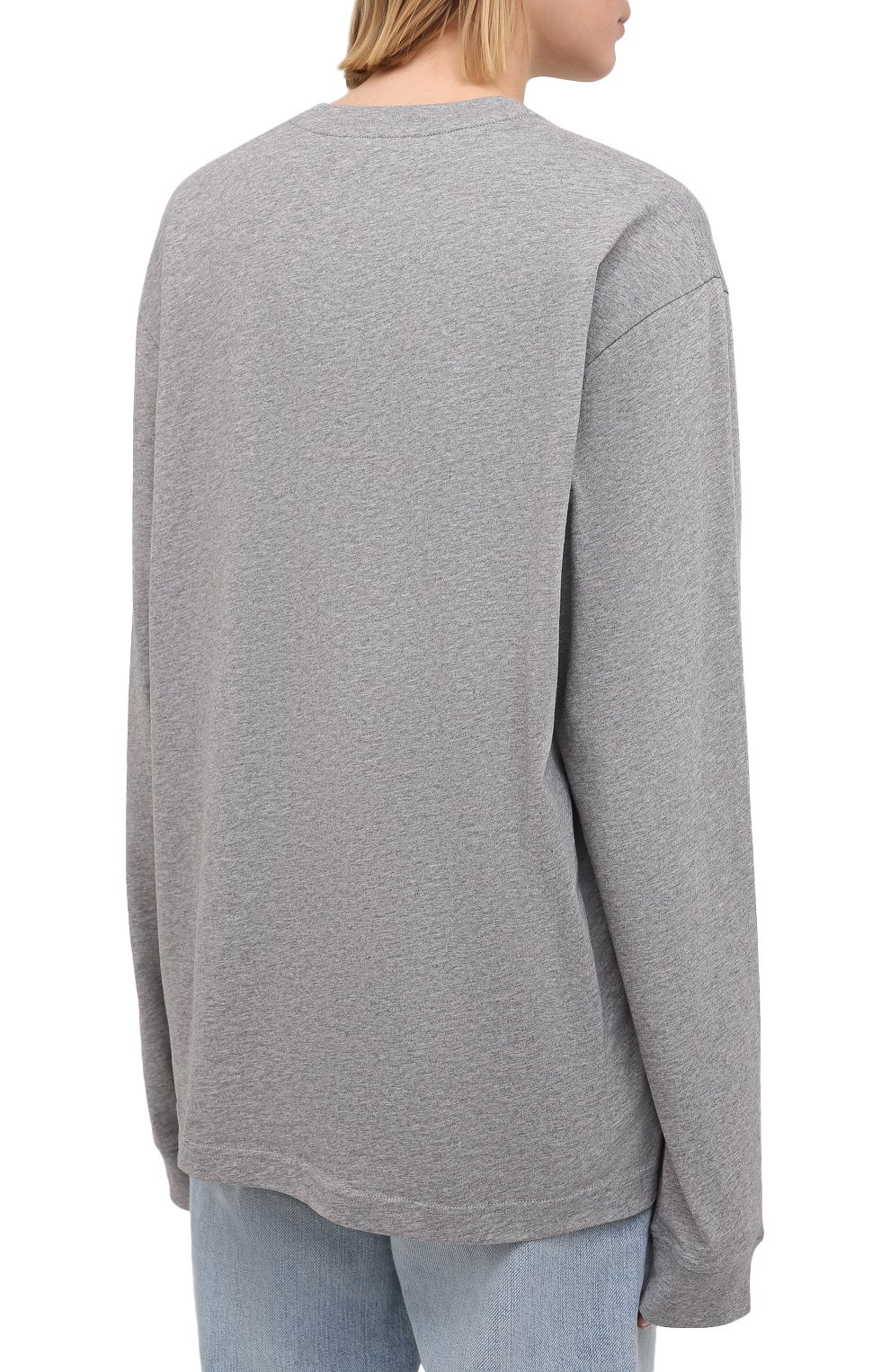 Хлопковый лонгслив ACNE STUDIOS, арт. CL0087/W, фото 4