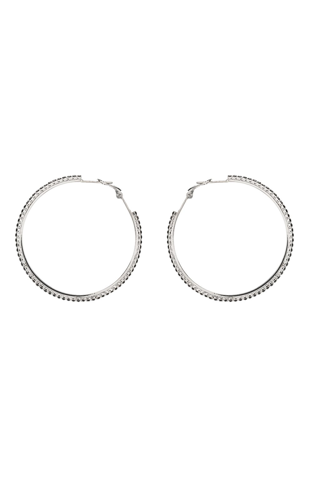 Серьги MIU MIU черного цвета по цене 33500 руб., арт. 5JO290-2EFK-F0002, фото 1 Серьги MIU MIU, арт. 5JO290-2EFK-F0002, фото 1